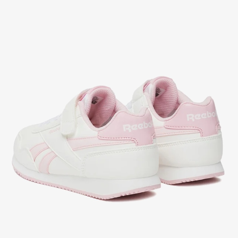 Reebok Kids Sneakers in White and Light Pink - Picture 5 of 9